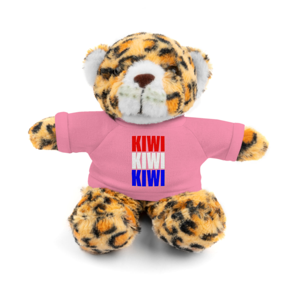 Kiwi Stripe Teddy Bear with Graphic Tee