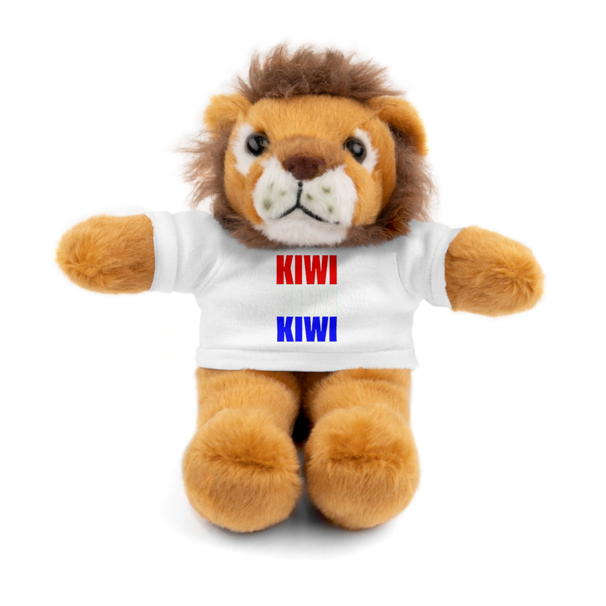 Kiwi Stripe Teddy Bear with Graphic Tee