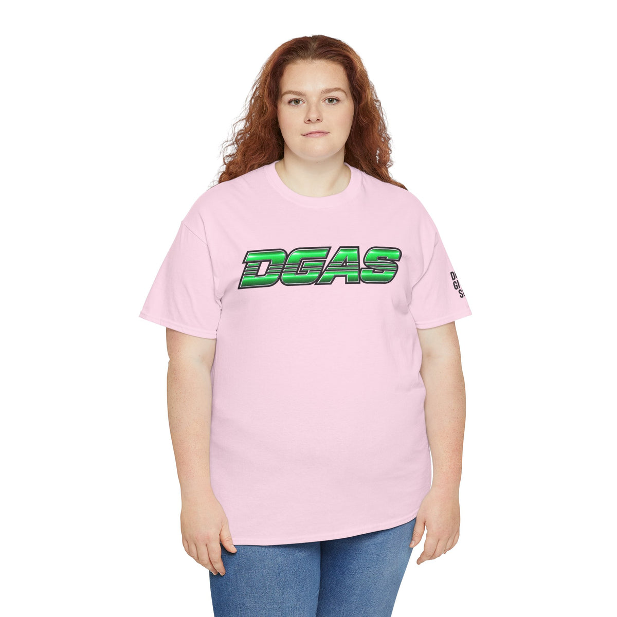 DGAS (Dont Give A Shit) Green Retro Logo Tee — Streetwear Graphic T-Shirt