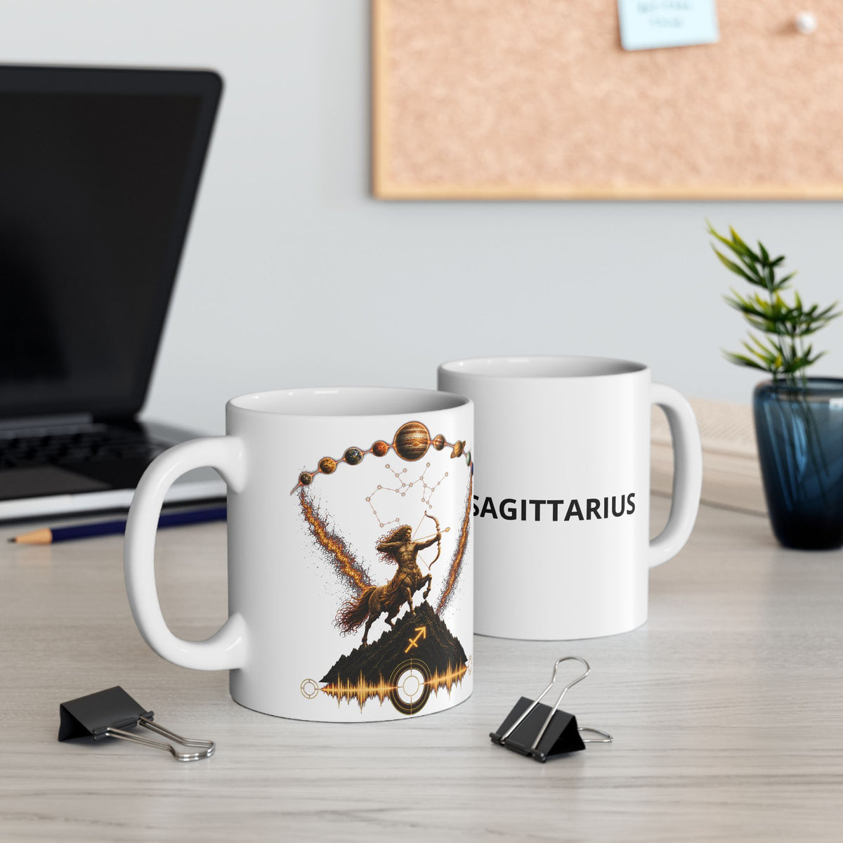 Zodiac Sign SAGITTARIUS -- Ceramic Mug, (11oz, 15oz)