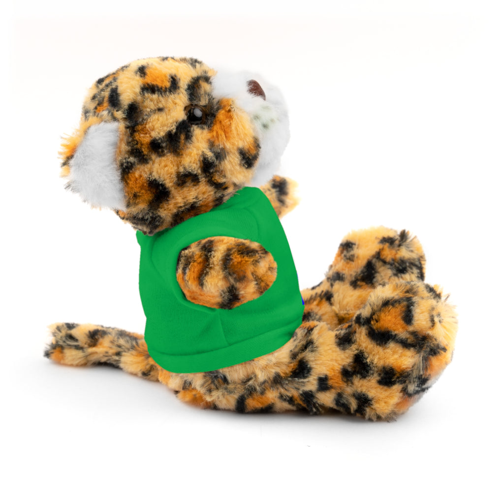 Kiwi Stripe Teddy Bear with Graphic Tee